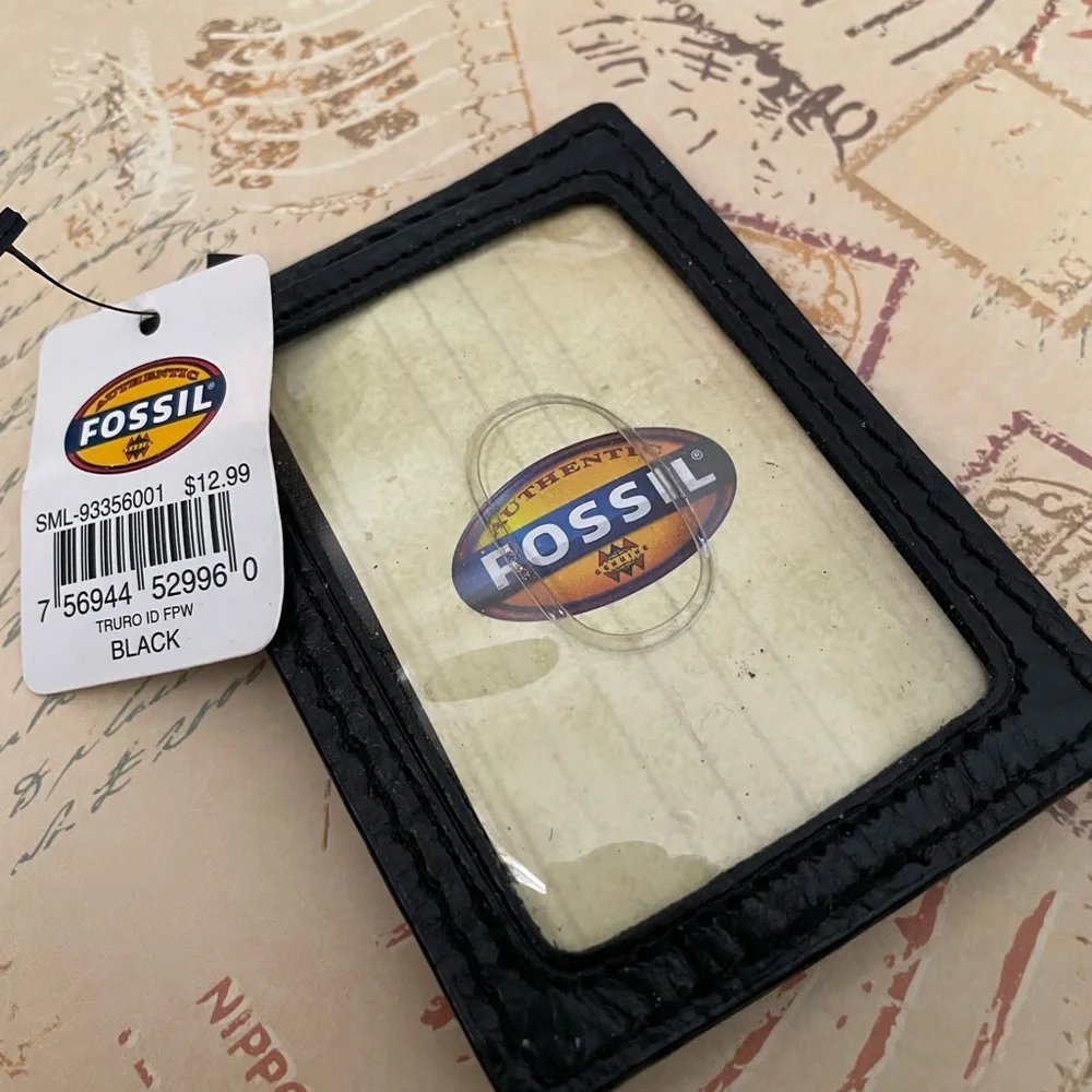 Fossil Black Card Holder